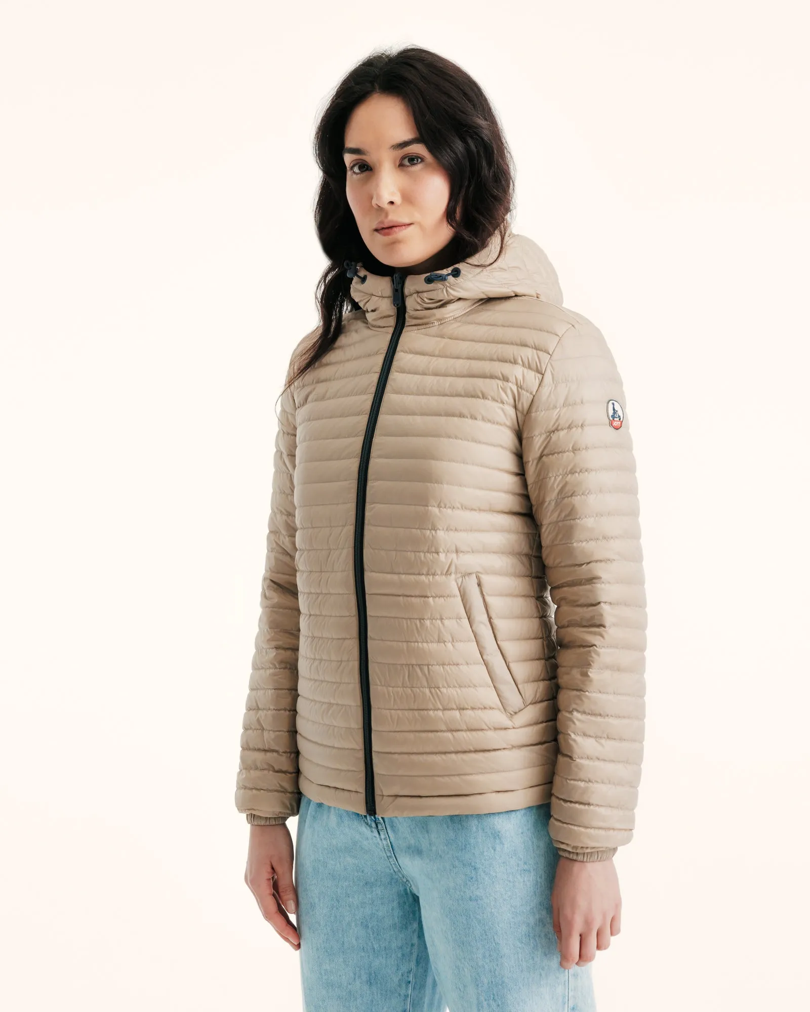 Bangkok 2.0 Ultralight reversible hooded winter jacket Navy/Beige