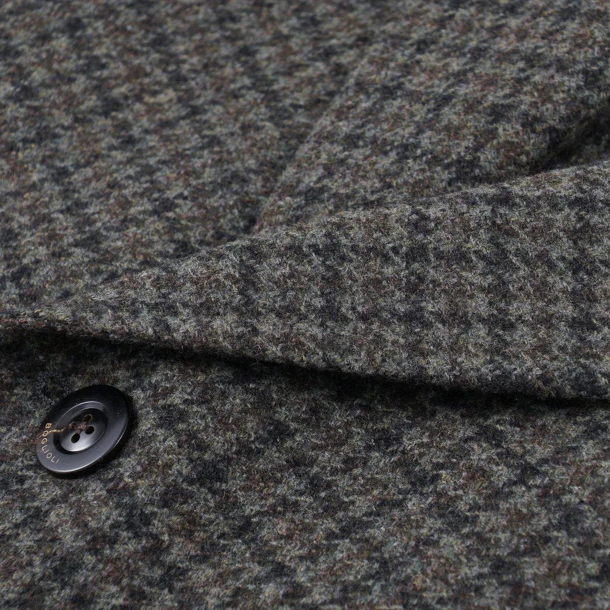 Boglioli Houndstooth Wool-Cashmere Overcoat