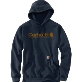 Carhartt Men's Loose Fit Midweight Logo Graphic Hoodie