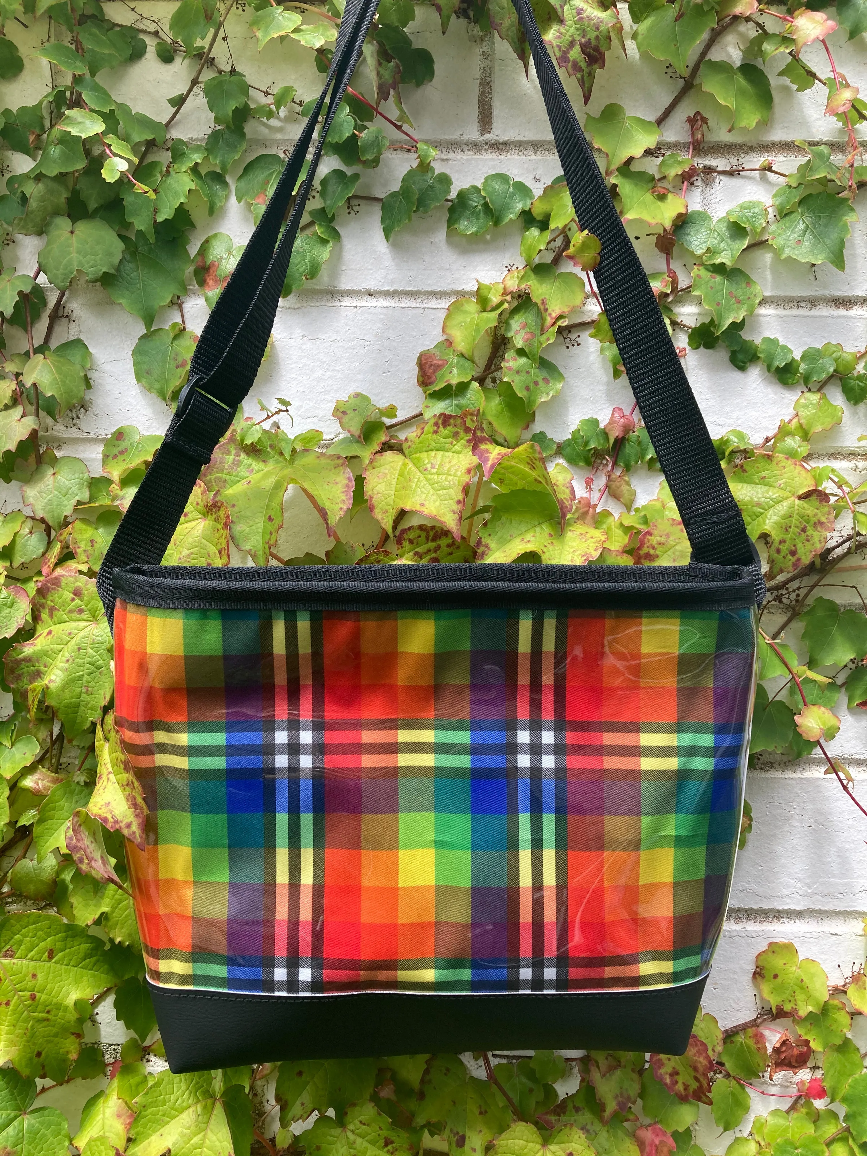 Carmie Bag - Rainbow Plaid