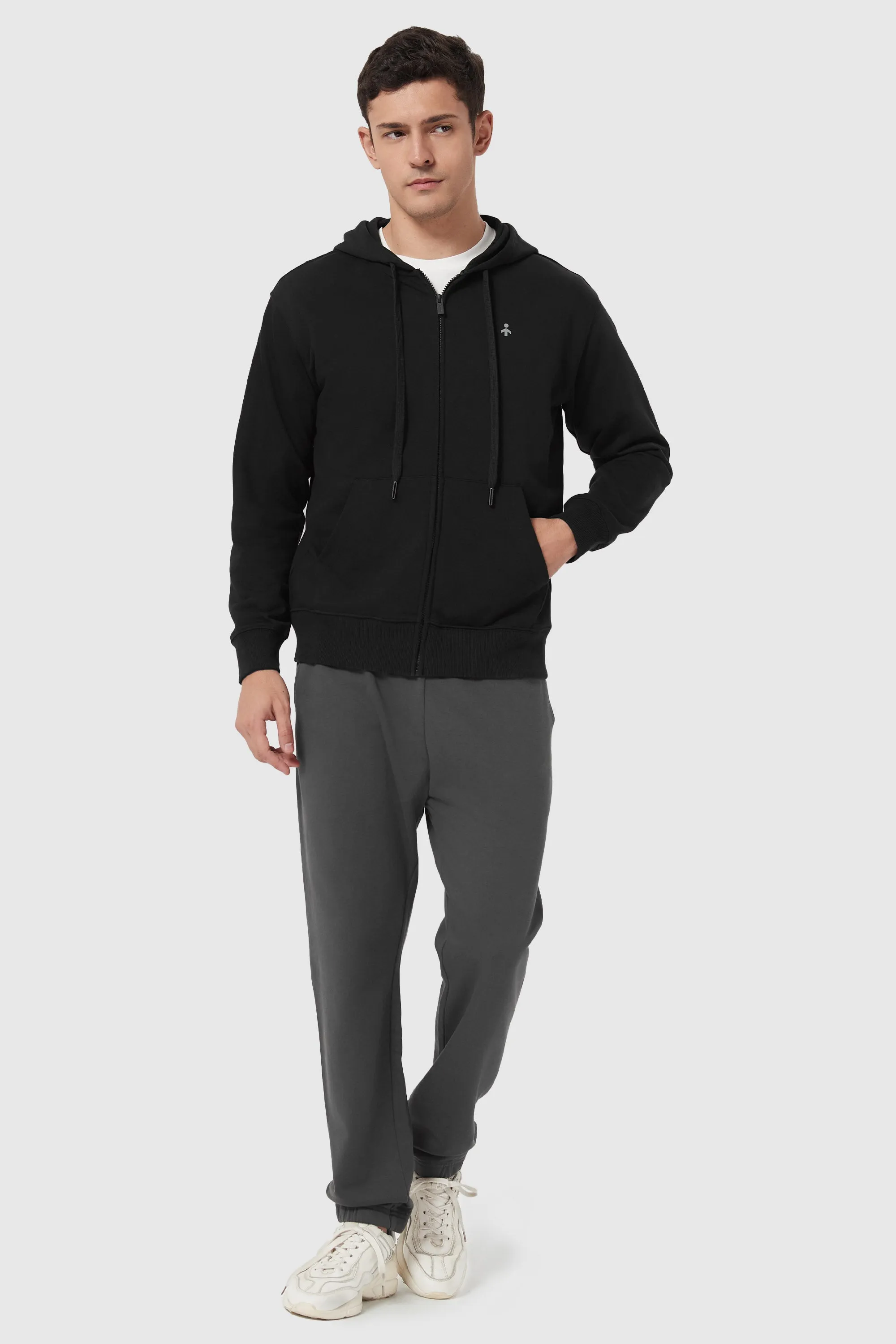 Casual Full-Zip Hoodie