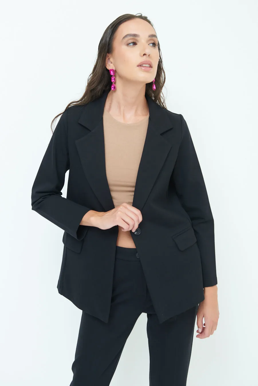 Chic tailored jacket with pockets wholesale