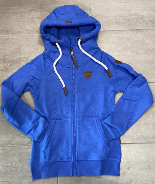 Hera Strong Blue Zip Hoodie