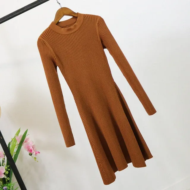 Long Sleeve Sweater Dress