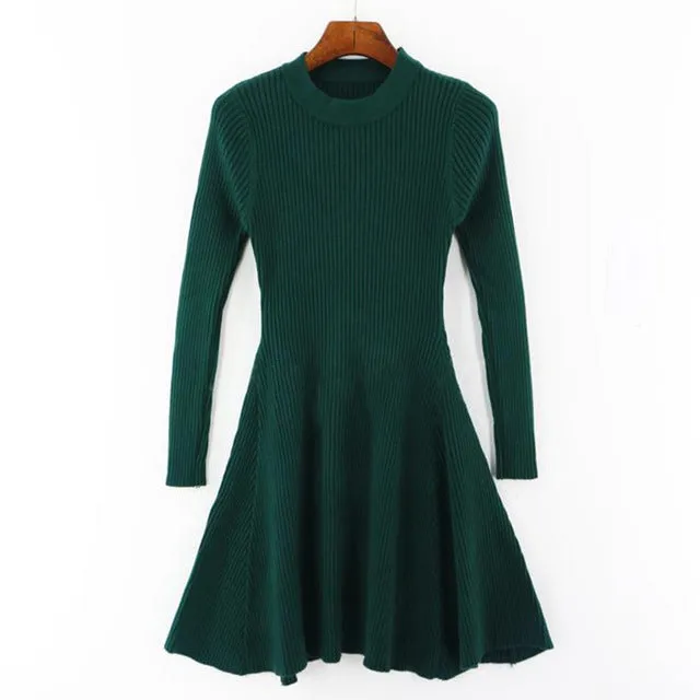 Long Sleeve Sweater Dress