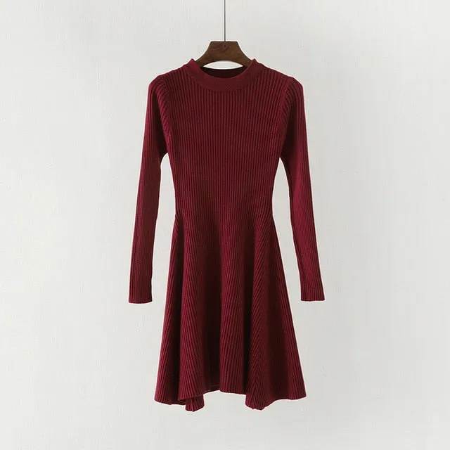 Long Sleeve Sweater Dress