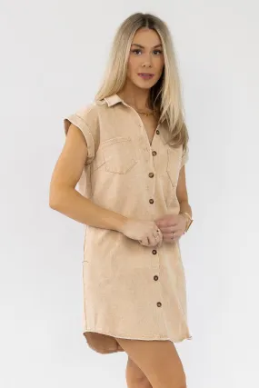 Luella Khaki Denim Dress