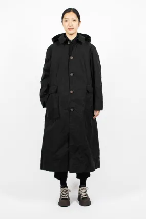 Rain Waxed Coat Selfcheck Black