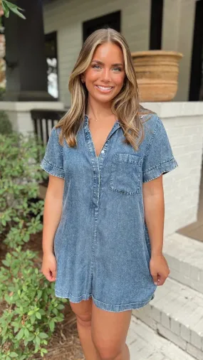 The Outlaw Denim Romper