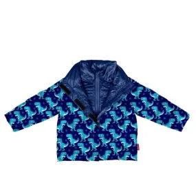 The Road Coat Vegan - Navy Raptor