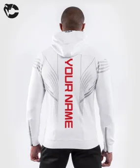 UFC Venum Personalized Authentic Fight Night Men's Walkout Hoodie - White