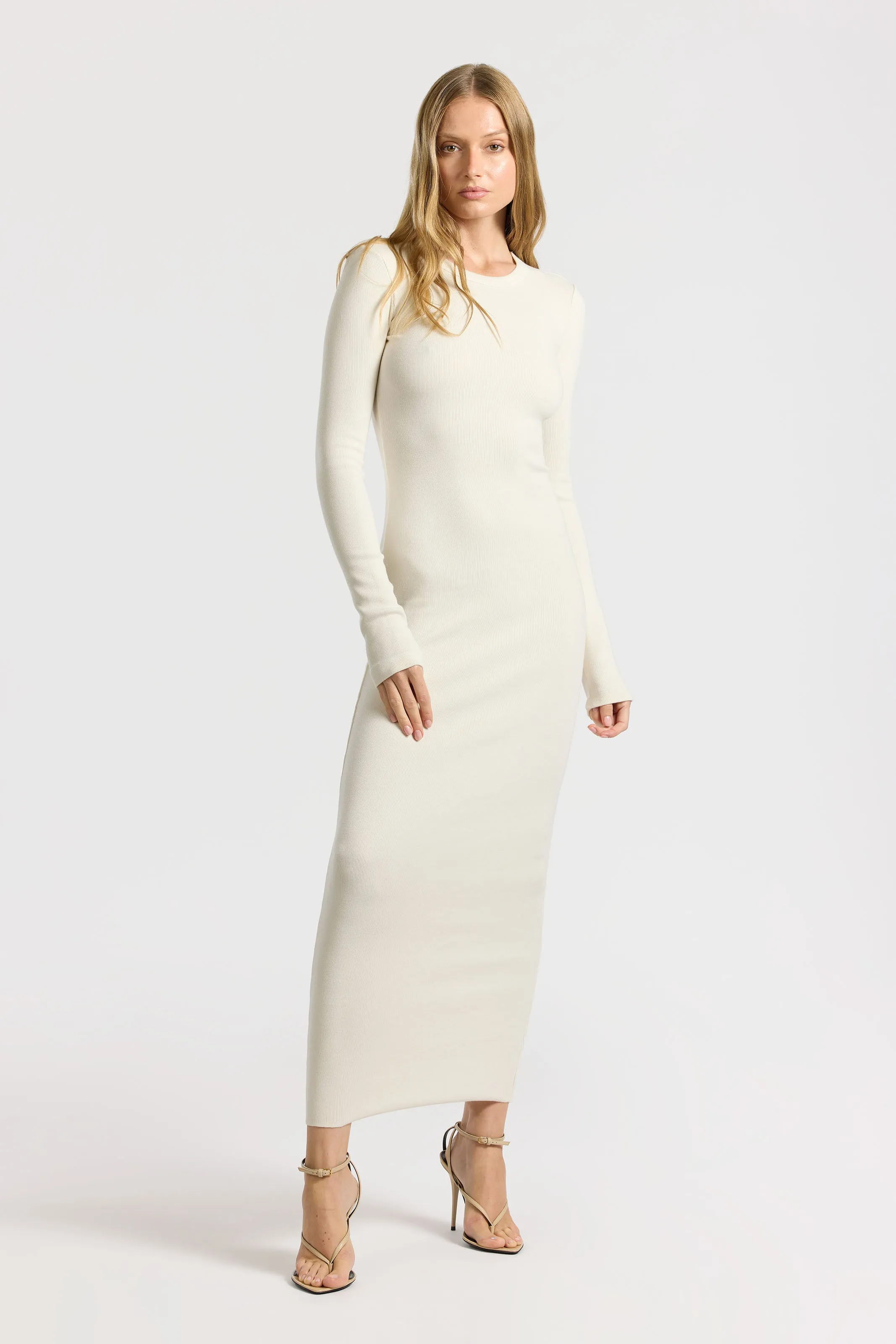 Verona Crewneck Maxi Dress